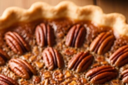 Homemade Pecan Pie With Bourbon