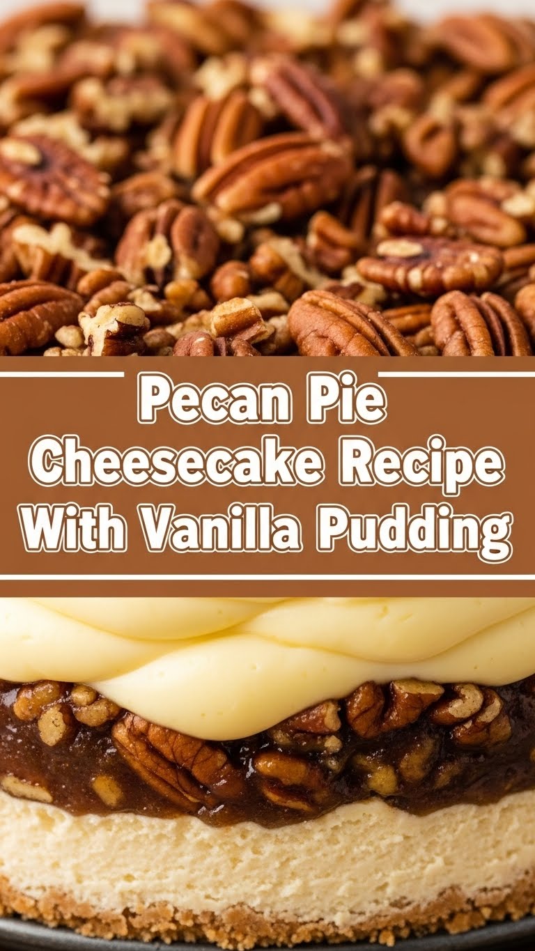 Pecan Pie Cheesecake Recipe With Vanilla Pudding