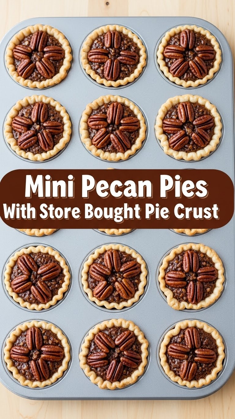 Mini Pecan Pies With Store Bought Pie Crust