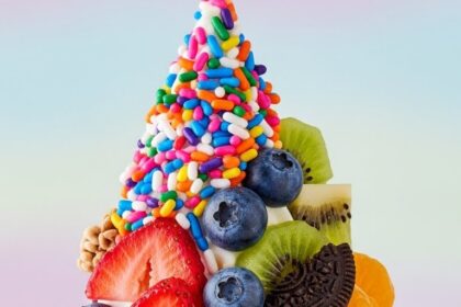 Yogurtland Frozen Yogurt With Toppings