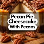 Pecan Pie Cheesecake With Pecans