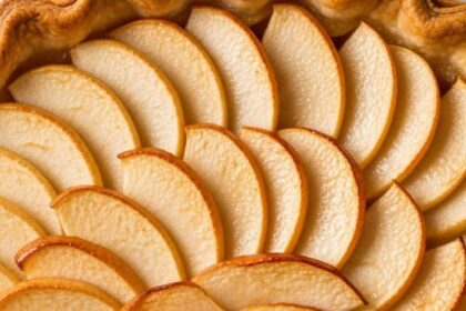 Apple Pie With Slices On Top