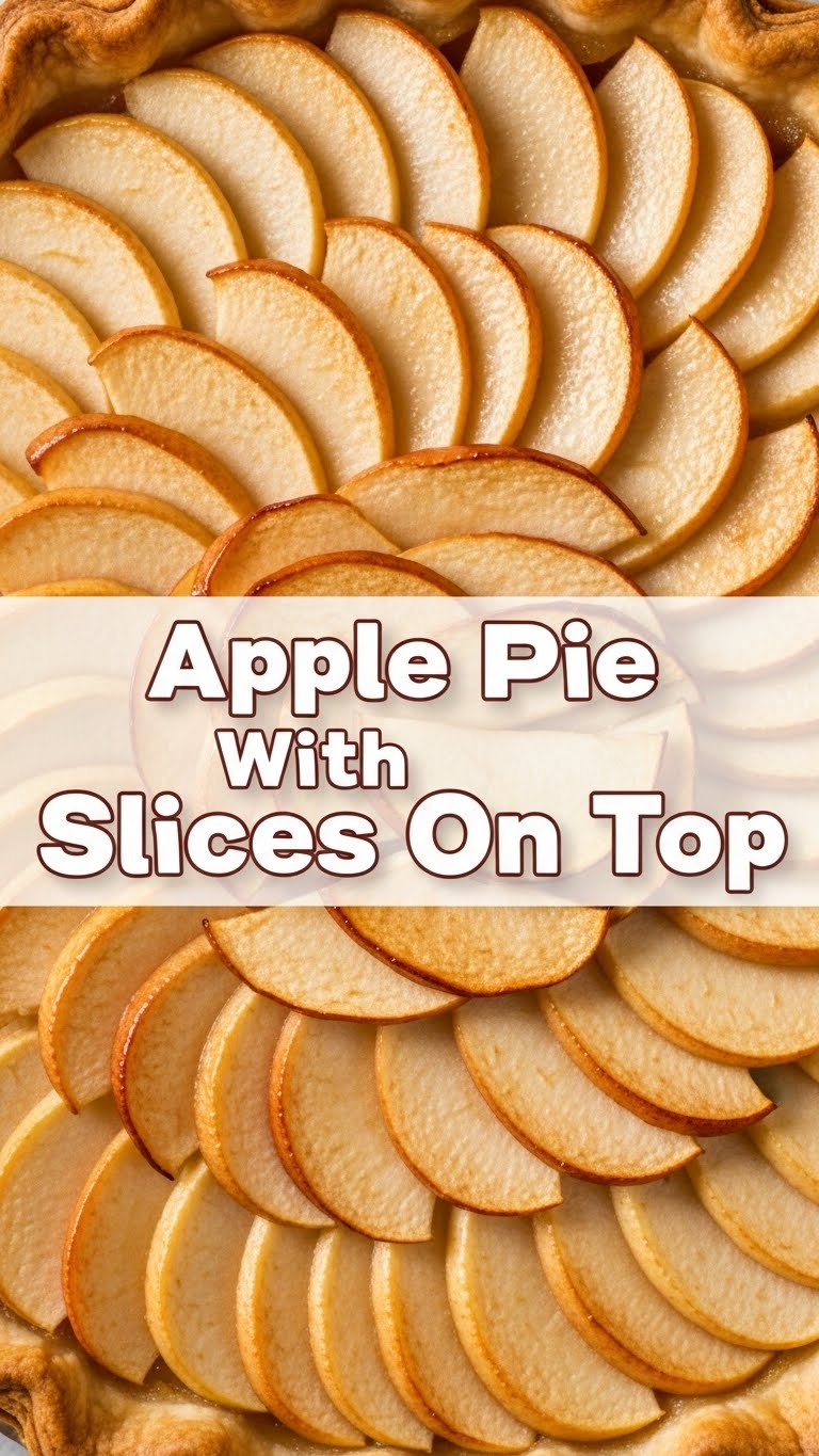 Apple Pie With Slices On Top