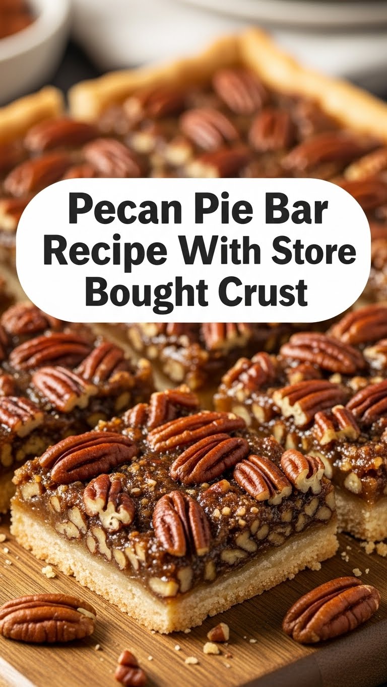 Pecan Pie Bar Recipe With Store Bought Crust