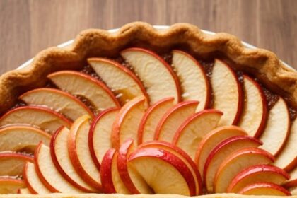 Apple Pie With Decorative Slices