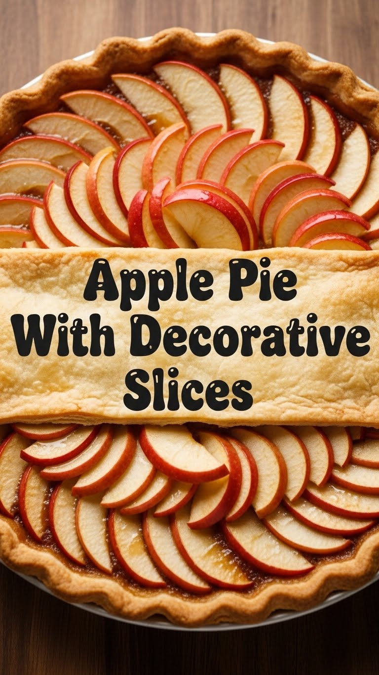 Apple Pie With Decorative Slices