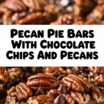 Pecan Pie Bars With Chocolate Chips And Pecans