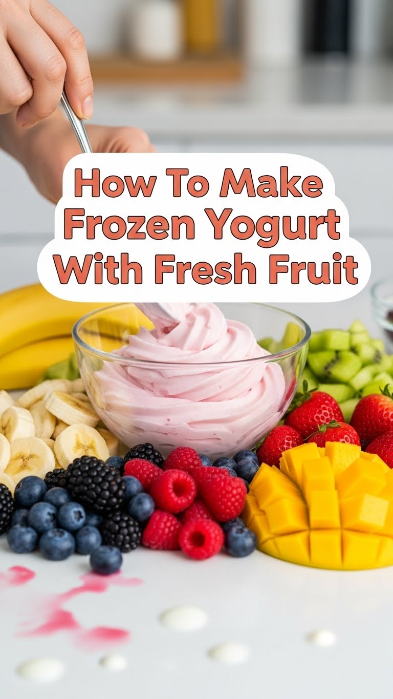 How To Make Frozen Yogurt With Fresh Fruit