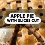 Apple Pie With Slices Cut
