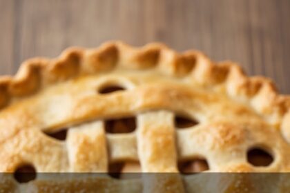 Apple Pie With Slices Cut