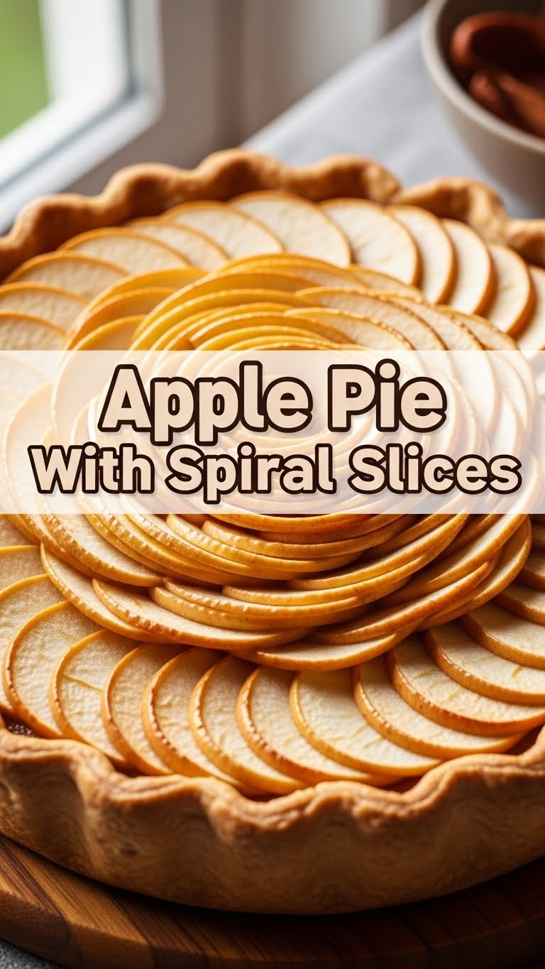 Apple Pie With Spiral Slices