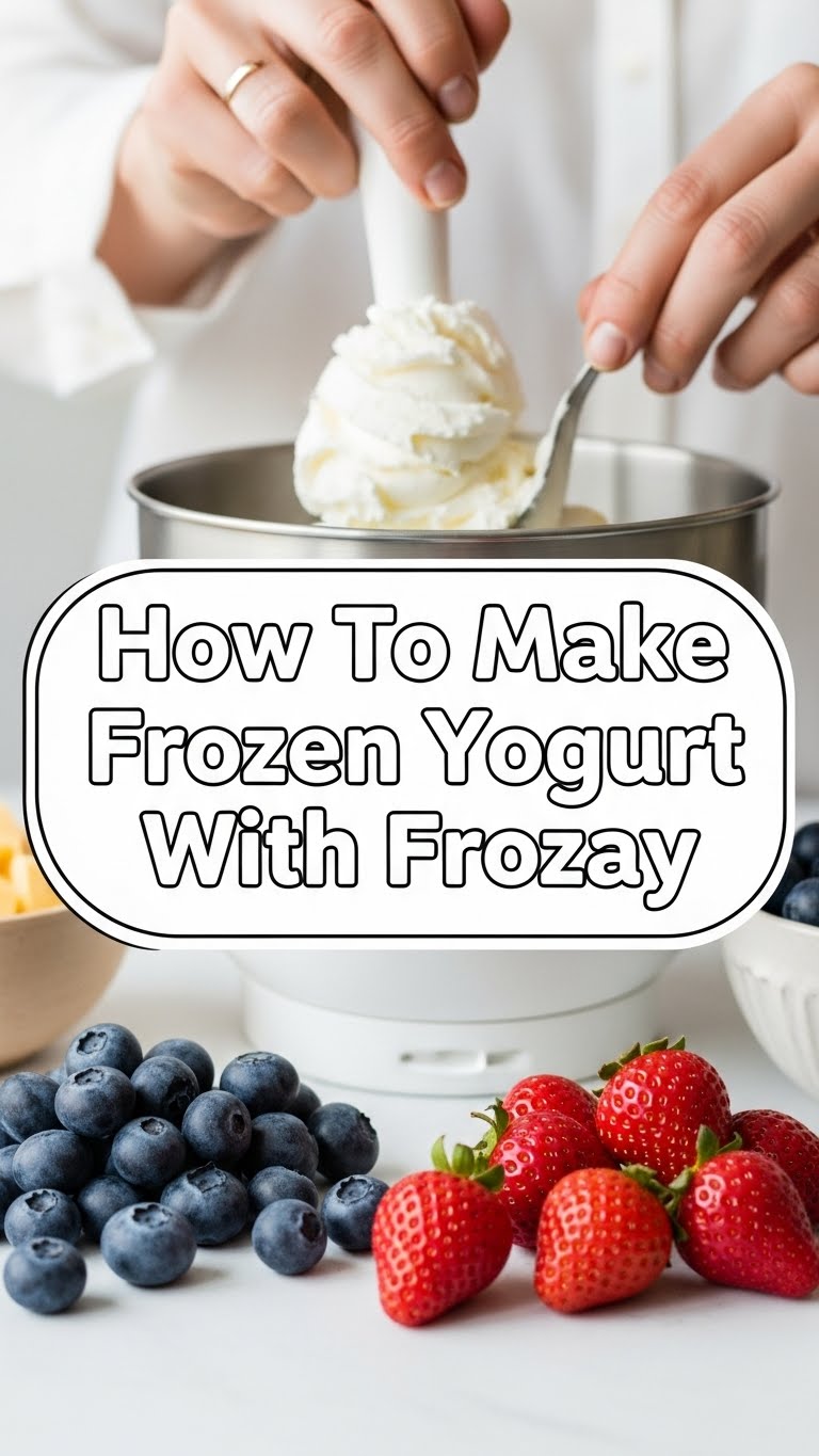 How To Make Frozen Yogurt With Frozay