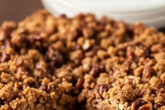 Pecan Pie Coffee Cake With Sour Cream