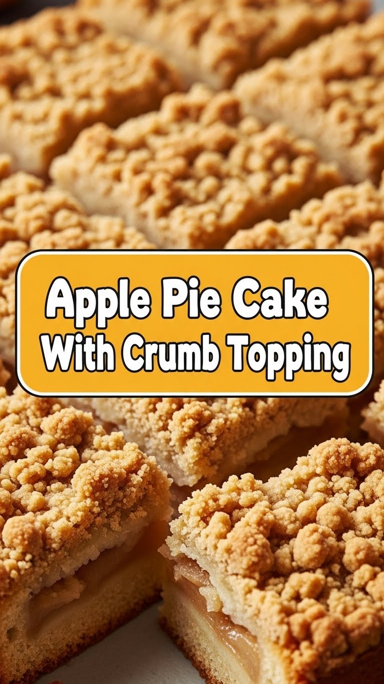 Apple Pie Cake With Crumb Topping
