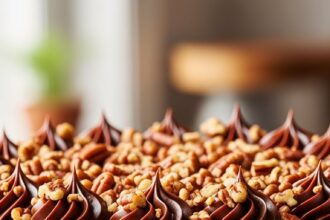 Pecan Pie Cake With Chocolate Frosting