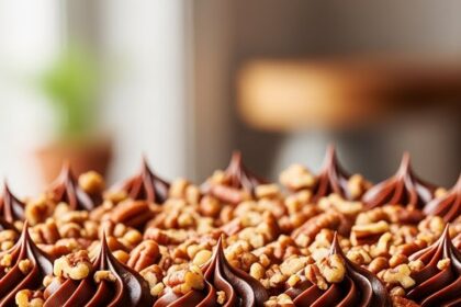 Pecan Pie Cake With Chocolate Frosting