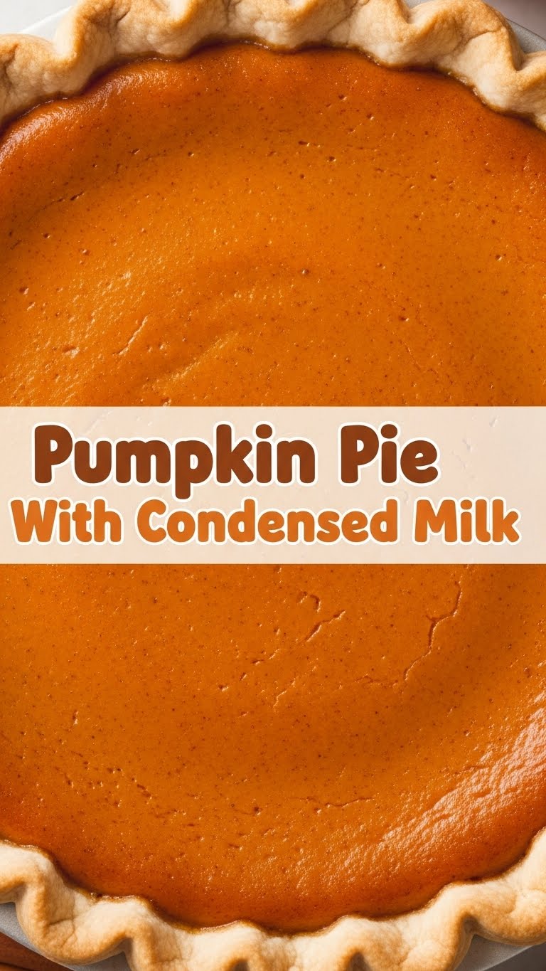 Pumpkin Pie With Condensed Milk