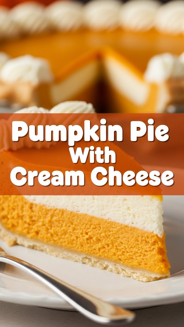 Pumpkin Pie With Cream Cheese