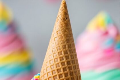 Cupcake With Ice Cream Cone