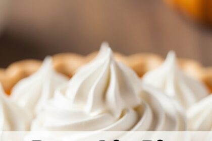 Pumpkin Pie With Whipped Cream