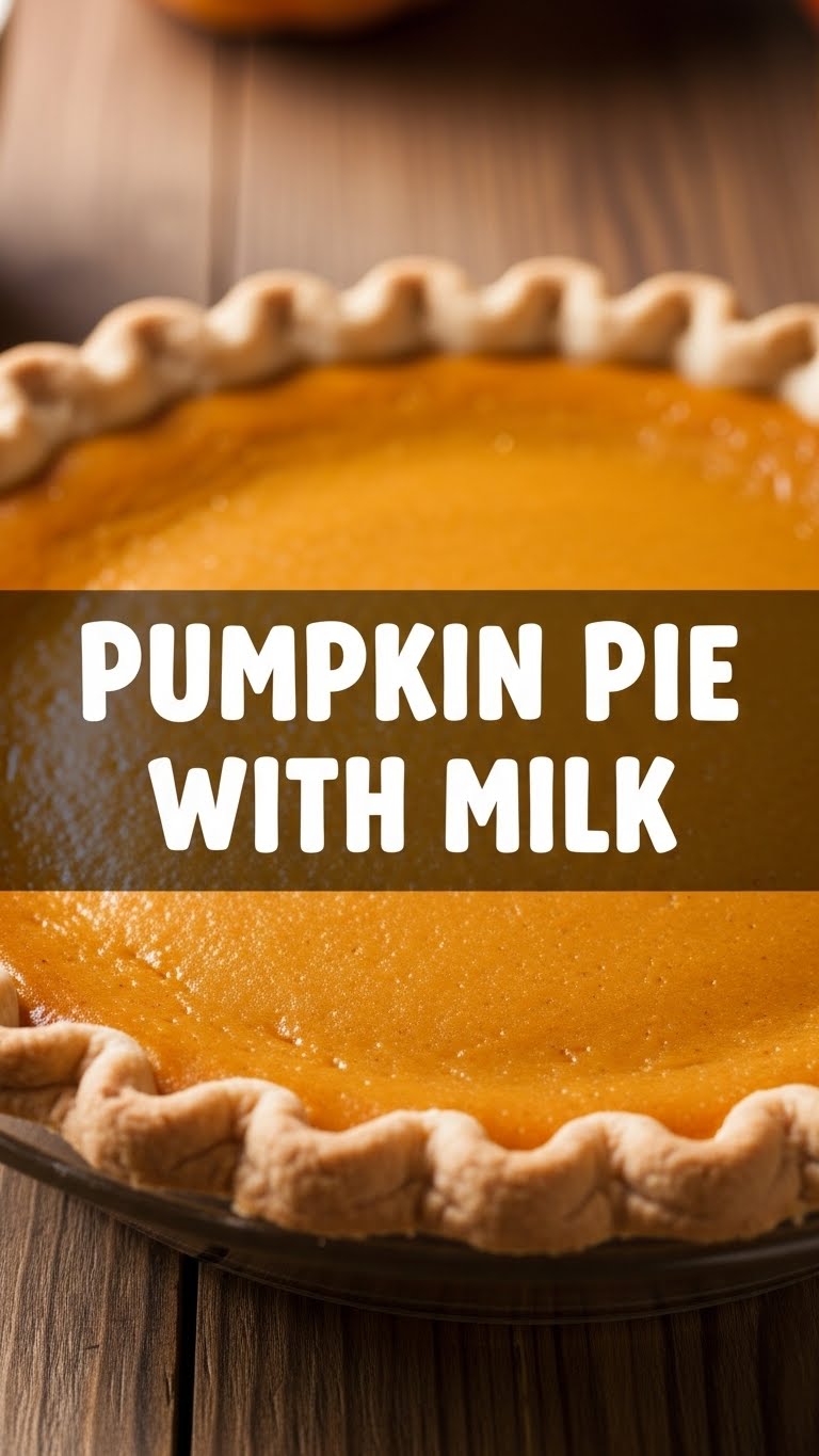 Pumpkin Pie With Milk