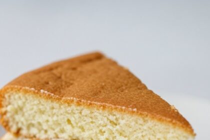 Cake Made With Ice Cream And Flour