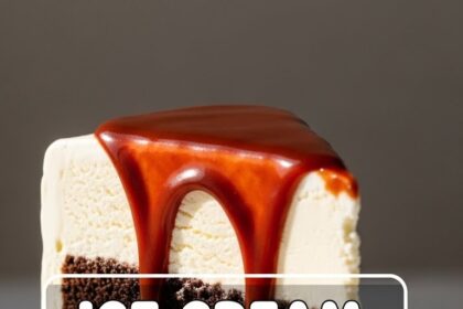 Ice Cream Cake With Hot Fudge Sauce