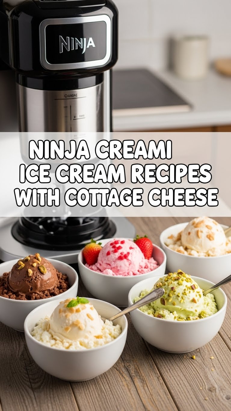 Ninja Creami Ice Cream Recipes With Cottage Cheese
