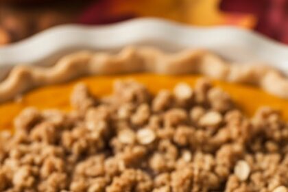 Pumpkin Pie Crisp With Cinnamon Streusel