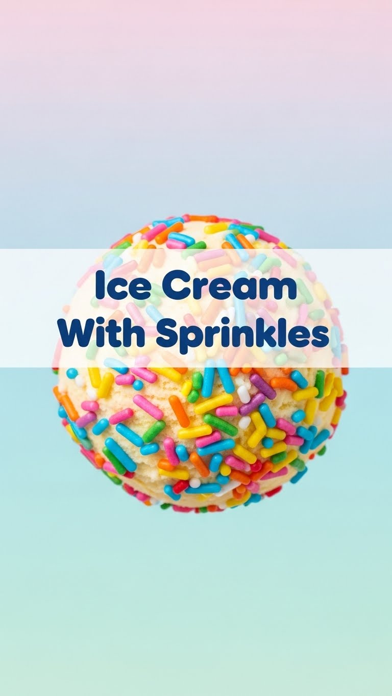Ice Cream With Sprinkles