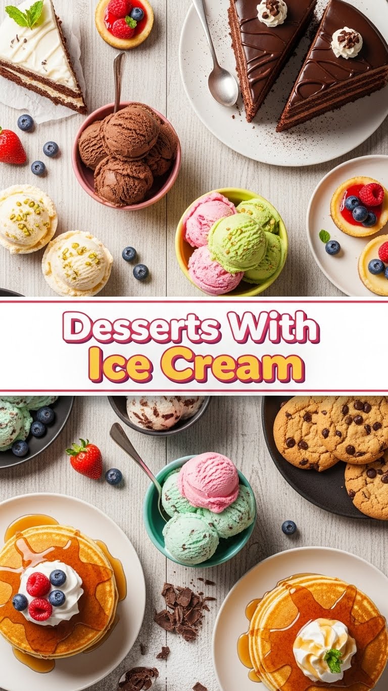 Desserts With Ice Cream