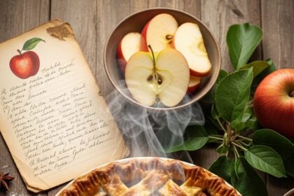 Apple Pie Baking Dish With Recipe