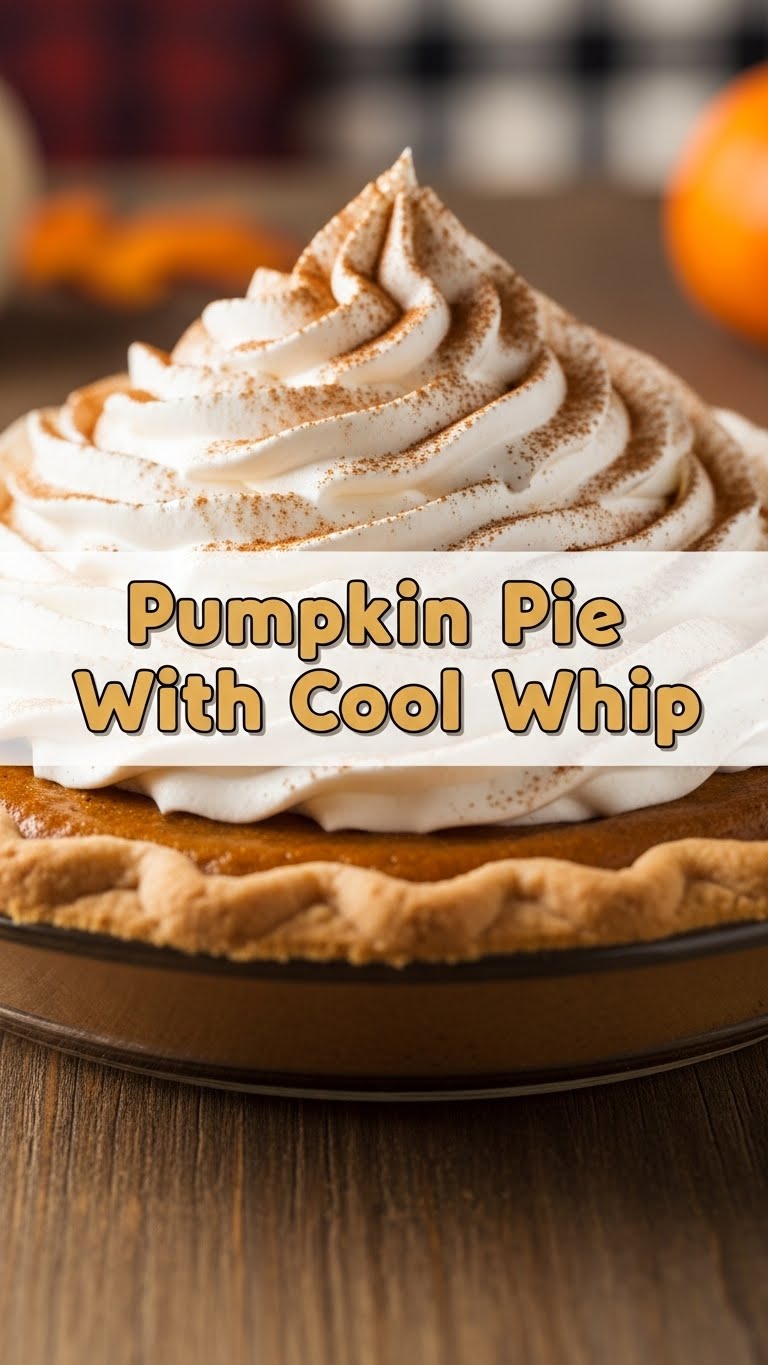 Pumpkin Pie With Cool Whip