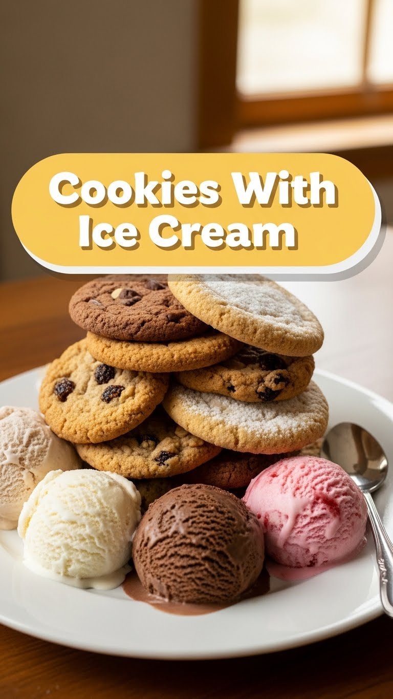 Cookies With Ice Cream