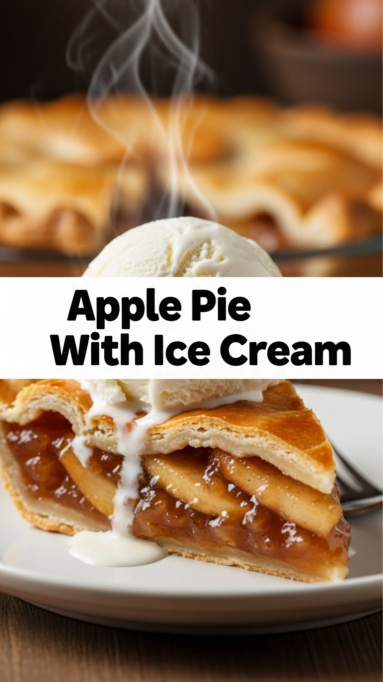 Apple Pie With Ice Cream