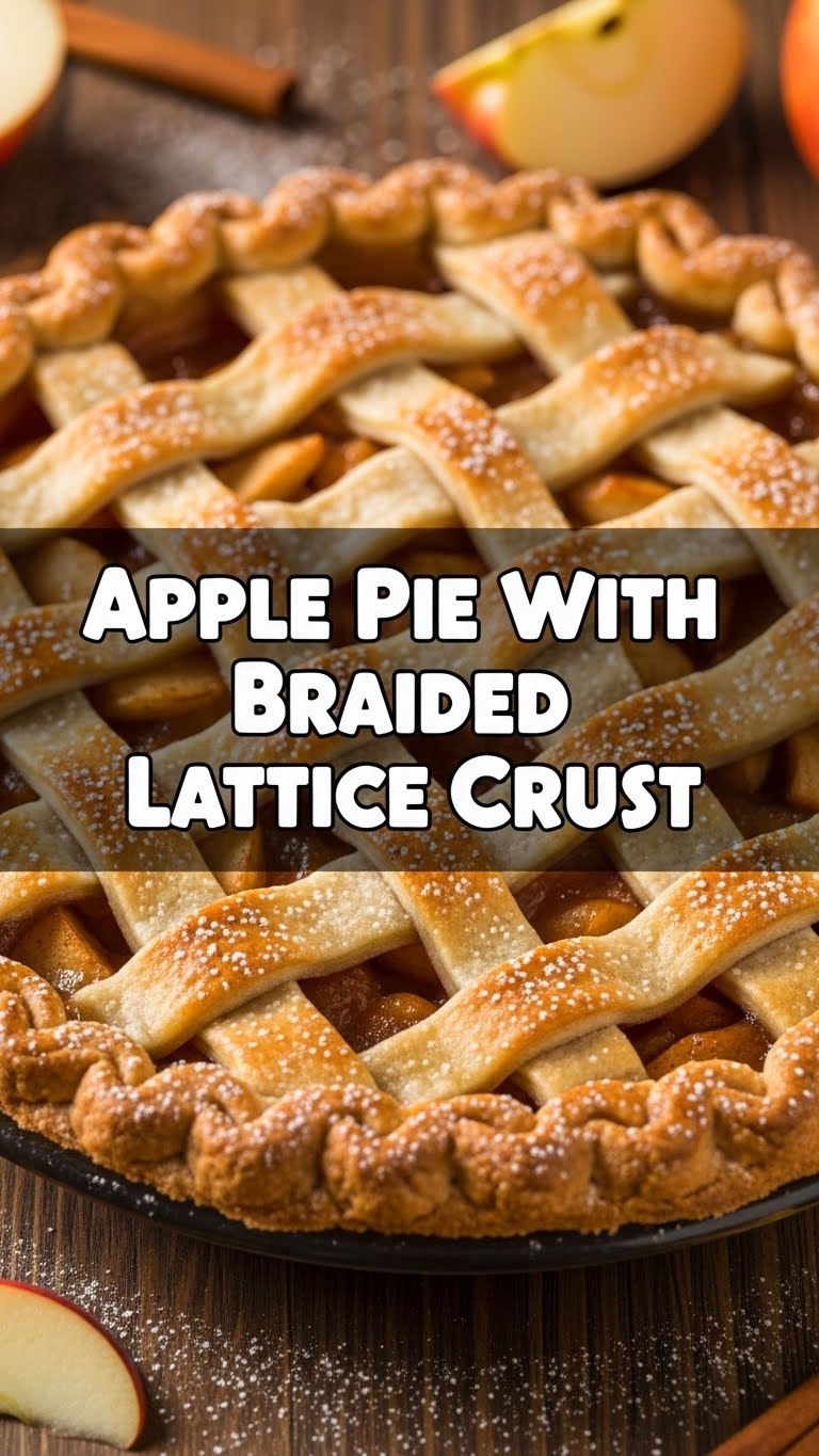 Apple Pie With Braided Lattice Crust