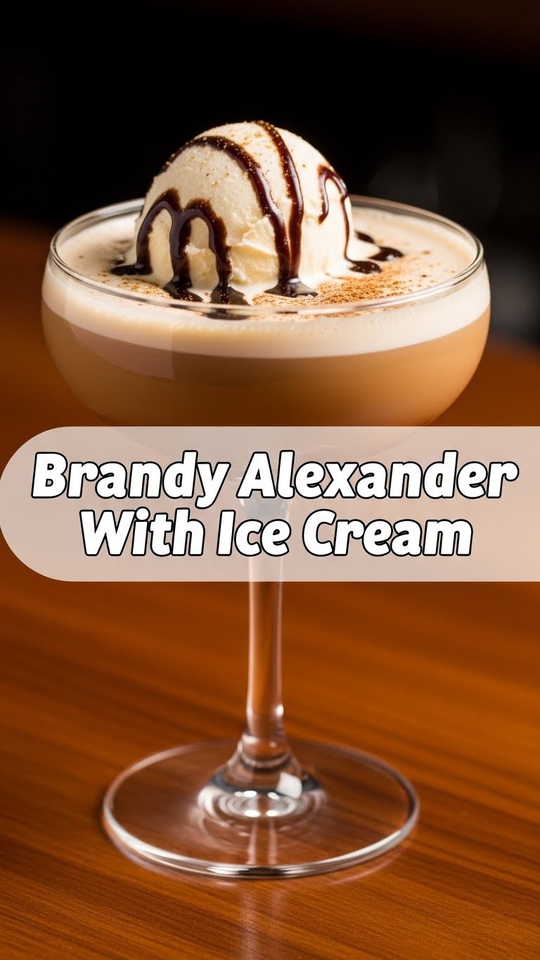 Brandy Alexander With Ice Cream