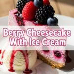 Berry Cheesecake With Ice Cream