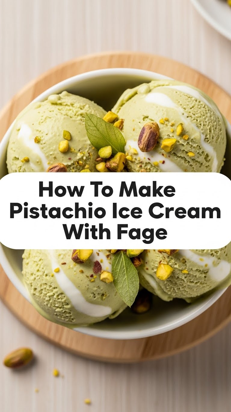 How To Make Pistachio Ice Cream With Fage