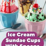 Ice Cream Sundae Cups With Spoons