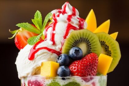 Fruit Smoothie With Ice Cream