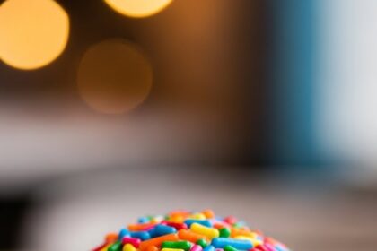 Vanilla Ice Cream With Sprinkles