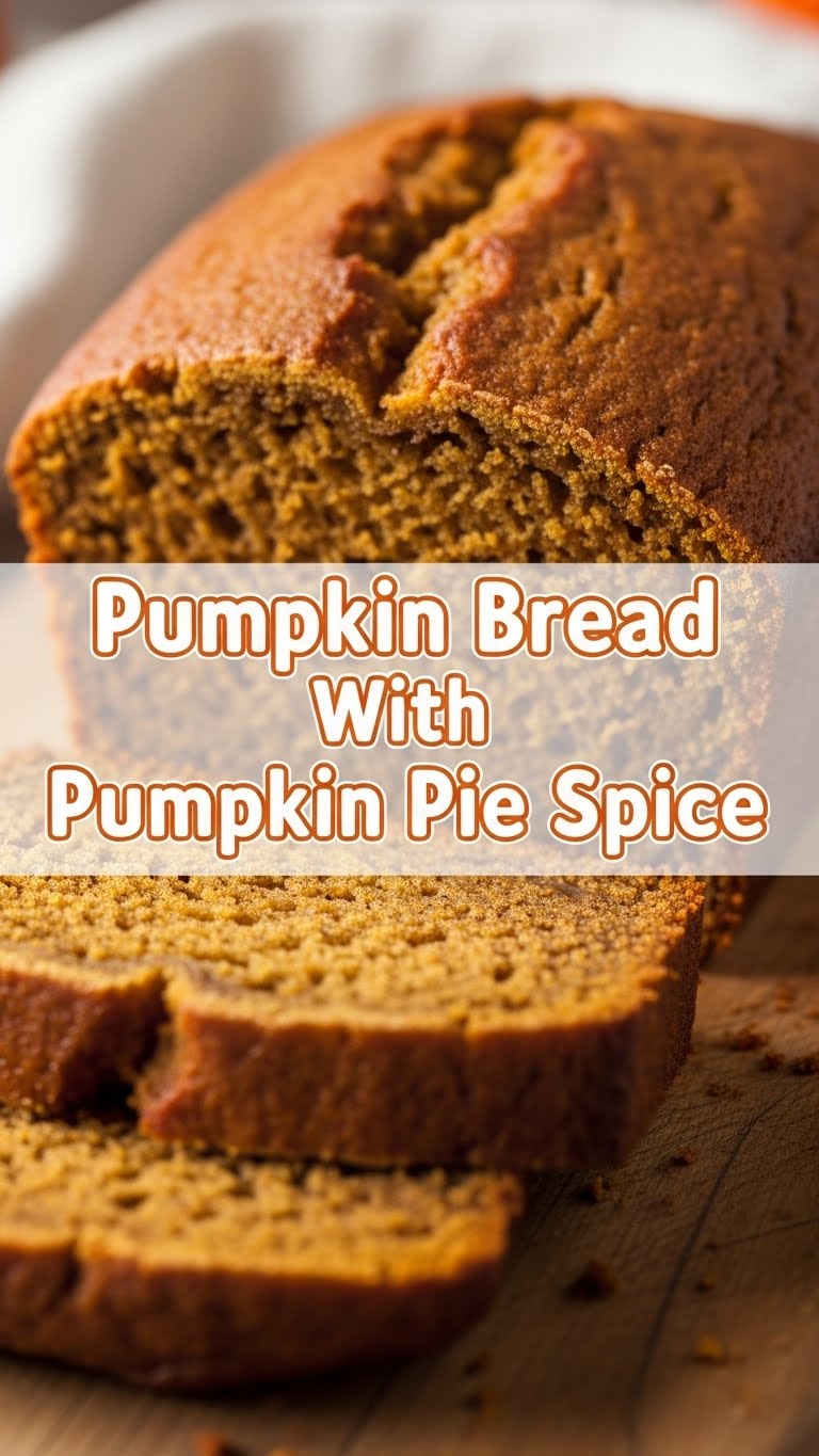 Pumpkin Bread With Pumpkin Pie Spice