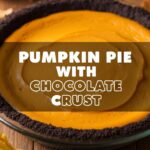 Pumpkin Pie With Chocolate Crust