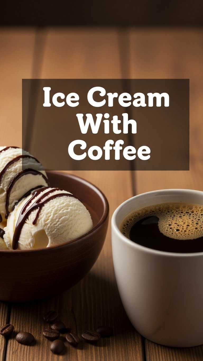 Ice Cream With Coffee