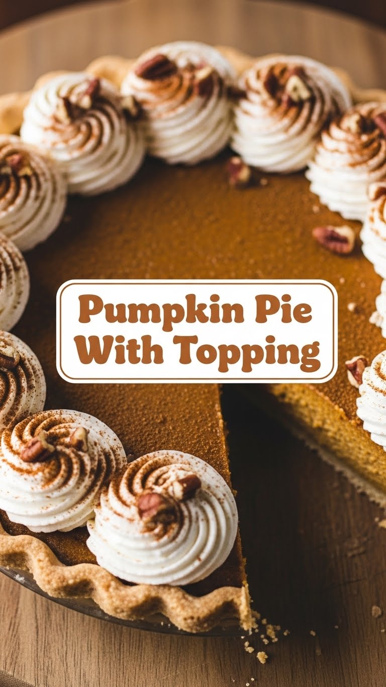 Pumpkin Pie With Topping