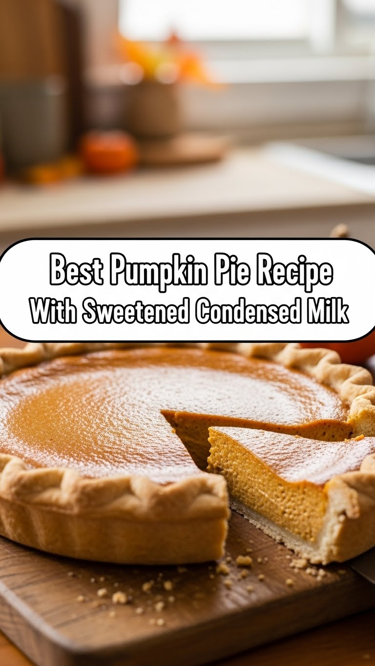 Best Pumpkin Pie Recipe With Sweetened Condensed Milk