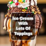 Ice Cream With Lots Of Toppings