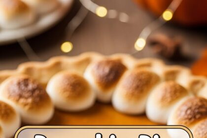 Pumpkin Pie With Marshmallows