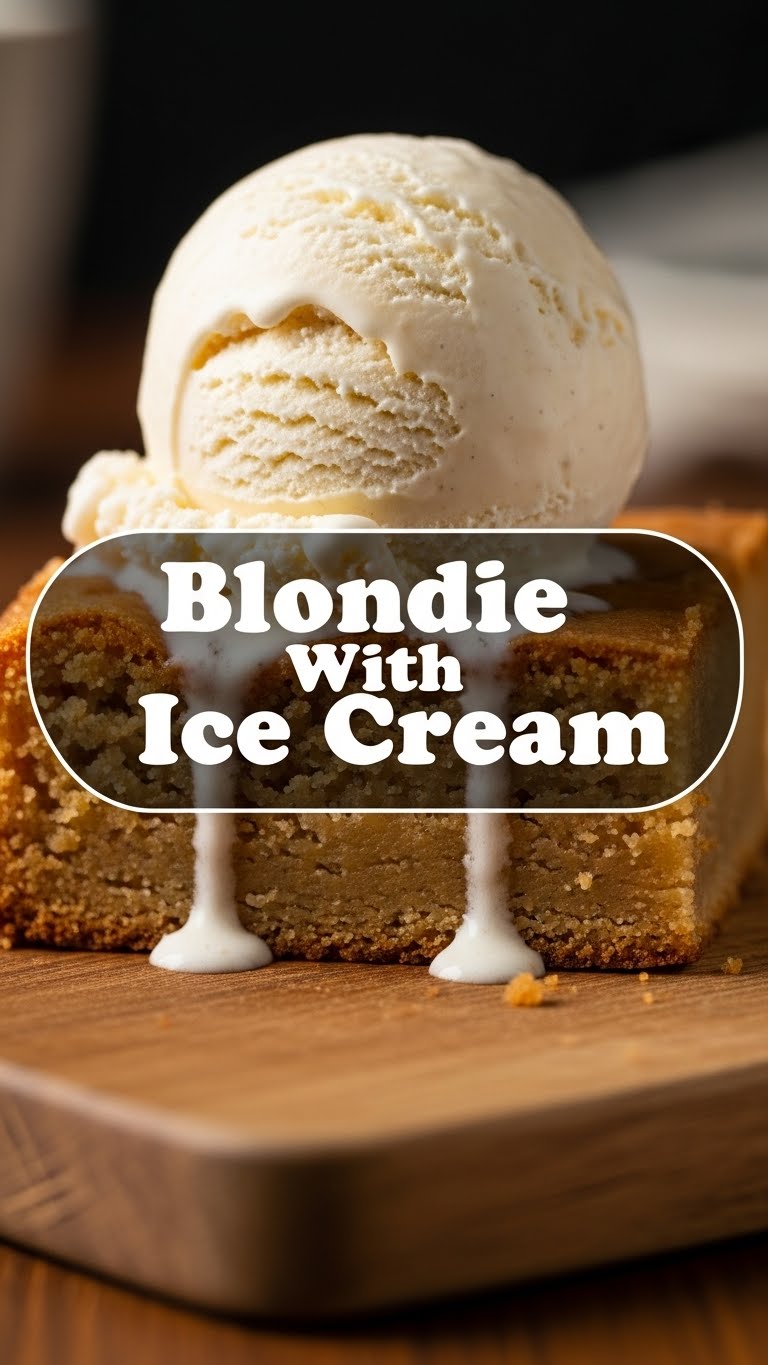 Blondie With Ice Cream